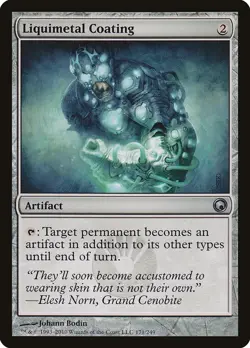 MTG Liquimetal Coating ** Scars of Mirrodin ** English (NM) - Image 1