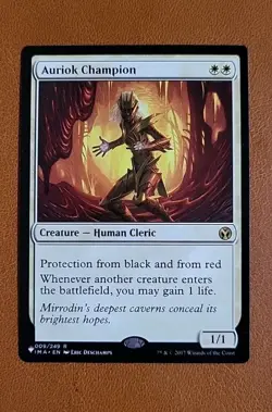 NM Auriok Champion 009/249 "The List" Reprint Iconic Masters IMA - Image 1