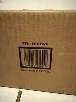 Pokemon Prismatic Evolutions ETB + Booster Bundle Costco Sealed CASE (2 bundles) - Image 1