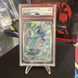 ARTICUNO 2025 POKEMON JOURNEY TOGETHER ILLUSTRATION RARE 161/159 PSA 9 - Image 1