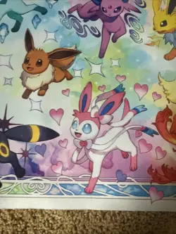 POKEMON PRISMATIC EVOLUTIONS - SPECIALTY PREMIUM COLLECTION SPC PLAYMAT - QTY - - Image 3