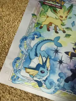 POKEMON PRISMATIC EVOLUTIONS - SPECIALTY PREMIUM COLLECTION SPC PLAYMAT - QTY - - Image 4