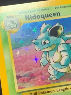 NIDOQUEEN - 7/64 - JUNGLE - HOLO RARE POKEMON CARD - LP - Image 5