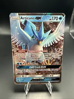 Pokemon Articuno GX - 31/168 - Celestial Storm Sun & Moon Ultra Rare Card NM - Image 1