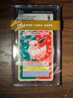 cgc 9 topsun eevee no number blue back pokemon card psa - Image 1