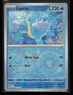 Lapras 31/142 Pokemon Stellar Crown Uncommon Near Mint Reverse Holo - Image 1
