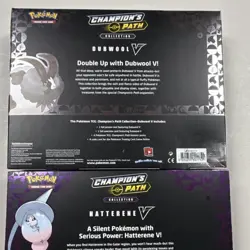 Pokemon Champion's Path Dubwool V & Hatterene V Collection Box Sealed English - Image 3