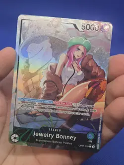 One Piece 500 Years in the Future Jewelry Bonney OP07-019 Parallel Leader NM/LP - Image 2