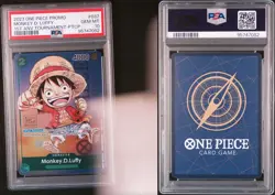2023 One Piece EN Monkey D. Luffy P-037 1st Anniversary Tournament #7 PSA10 -WZY - Image 3