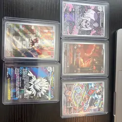 Pokemon Card Lot 5 English IR Mega houndstone vulpix rotem Liteleo near mint - Image 1