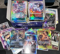 ONE PIECE TCG C R SR SEC Leaders foils variety op14 and more trading cards - Image 1