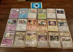 pokemon tcg vintage And Modern japanese Cards Rare Base Gym Hero’s(33) Cards Lot - Image 1