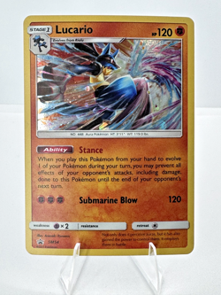 Lucario - SM54 - Pokemon Promo Sun & Moon Holo Rare Card LP - Image 1