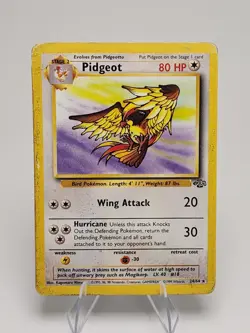 Pokemon Card Pidgeot Jungle Set 24/64 Unlimited Non Holo Rare VG Condition - Image 1