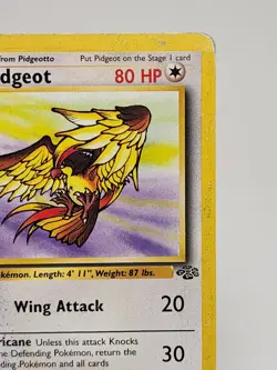 Pokemon Card Pidgeot Jungle Set 24/64 Unlimited Non Holo Rare VG Condition - Image 4