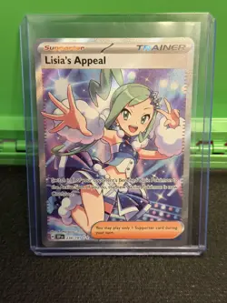 Lisia's Appeal Ultra Rare SV08: Surging Sparks 234/191 LP-NM Pokemon Card - Image 1