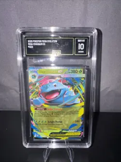 Mega Evolution Mega Venusaur EX Double Rare Card #003/132 GMA Gem MT 10 - Image 1