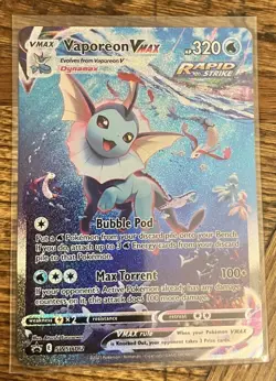 Vaporeon VMAX SWSH182 SWSH: Sword & Shield Promo Cards Holo - Image 1