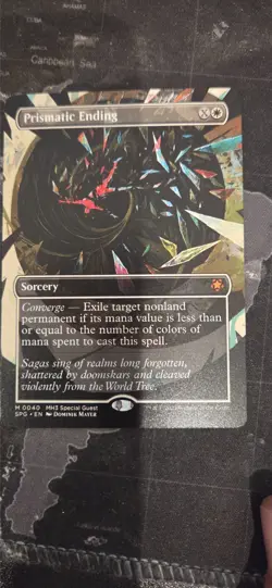 MtG Prismatic Ending (Borderless) - Image 1