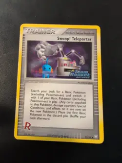 Swoop! Teleporter #92/109 || Team Rocket Returns Reverse Holo Pokemon NM - Image 1