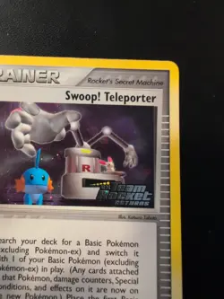 Swoop! Teleporter #92/109 || Team Rocket Returns Reverse Holo Pokemon NM - Image 4
