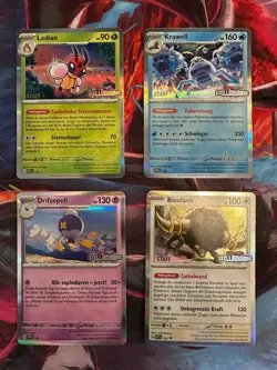 Pokemon TCG German STAFF Stellar Crown Prerelease Set - Image 1