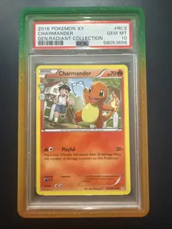 Pokemon Charmander XY Generations Radiant Coll. #RC3 PSA 10 Gem Mint -Low POP 42 - Image 1
