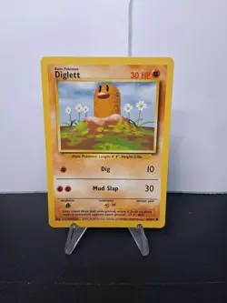 DIGLETT - 47/102 - Base Set - Pokemon Card - LP - Image 1