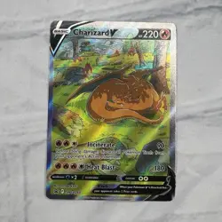 Pokemon TCG Charizard V Promo Holo SWSH260 Sword & Shield Incinerate Heat Blast - Image 1