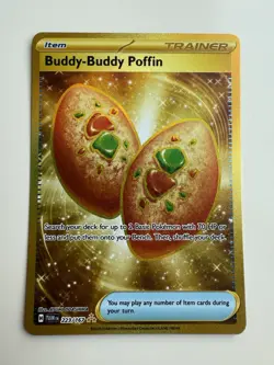 Buddy-Buddy Poffin 223/167 Hyper Rare Pokemon Twilight Masquerade NM - Image 1