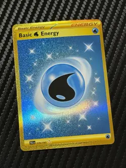 2023 Pokemon BASIC WATER ENERGY #279/193 Scarlet & Violet Paldea Evolved English - Image 1