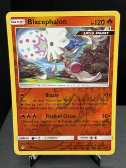 Pokemon TCG SM Unbroken Bonds Blacephalon 32/214 Reverse Holo Rare NM! - Image 1