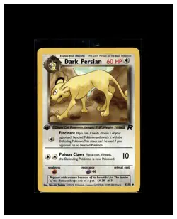 2000 Pokemon TCG Dark Persian 42/82 1st Edition Team Rocket - Image 1