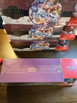 Pokemon TCG 2025 Holiday Calendar and Poke Ball Pokemon Center Exclusive Lot 6 - Image 4