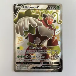 Rillaboom V - SV105/SV122 Shining Fates FULL ART SHINY Pokemon - NM/MINT - Image 1