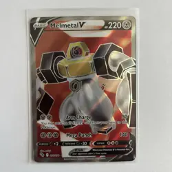 Pokemon TCG Melmetal V Pokemon GO #075/078 Full Art Holo Ultra Rare NM - Image 1