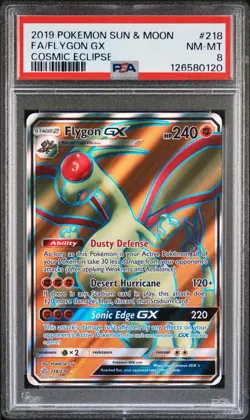 2019 Pokemon Sun And Moon Cosmic Eclipse PSA 8 Lot - Image 2