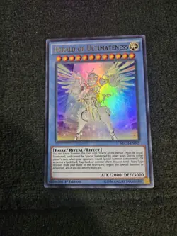 Herald of Ultimateness - NECH-EN045 - Ultra Rare - 1st Edition Yugioh The New - Image 1