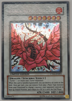 Black Rose Dragon - CT05-EN003 - Secret Rare Yugioh - Image 1