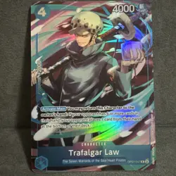 Trafalgar Law One Piece TCG OP07-047 Seven Warlords of Sea Promo English Alt - Image 1