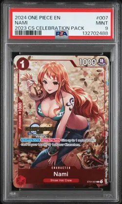 2024 ONE PIECE CHAMP 2023 CELEBRATION PACK #007 NAMI PSA 9 - Image 1