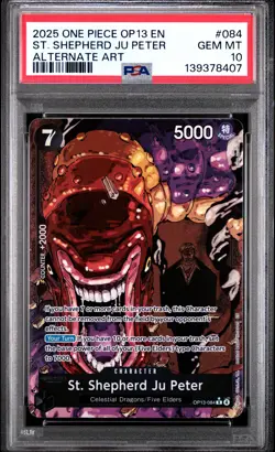 2025 ONE PIECE CARRYING ON HIS WILL ALT ART #084 ST. SHEPHERD JU PETER PSA 10 - Image 1