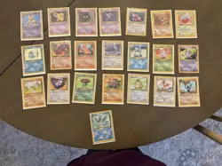 Vintage Pokemon TCG Lot - You Get ALL Of The Base Set cards In Pics- 1st Edition - Image 1