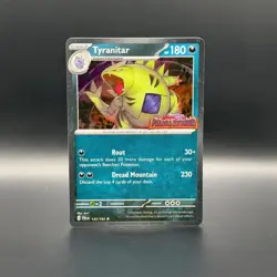 Tyranitar - 135/193 Pokemon Paldea Evolved Premium Collection Stamped Promo Card - Image 1