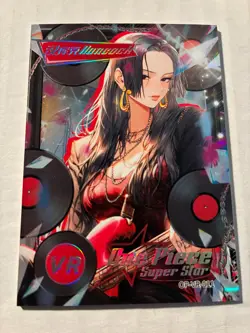 One Piece Super Star BOA HANCOCK VR 011 Waifu Anime Premium Stock Trading Card - Image 1