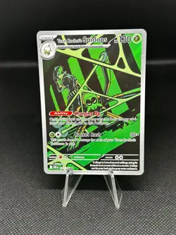 Pokemon Card Team Rocket's Spidops 187/182 Illustration Rare Destined Rivals - Image 1