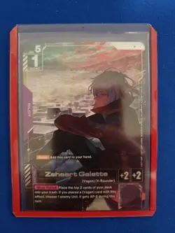 Gundam Card Game Zeheart Galette GD03-094 R+ Alt Art Foil - Image 1