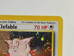 Pokemon TCG Clefable Holo Unlimited Rare Card 5/130 Base Set - Image 5