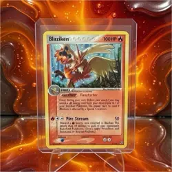 Pokemon TCG Blaziken EX Power Keepers Holo Rare Card 5/108 100 HP - Image 1