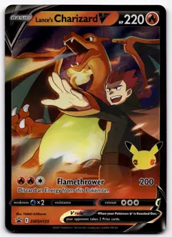 Lance's Charizard V - - SWSH133 SWSD Promo SWSH: Sword & Shield Promo Cards NM - Image 1